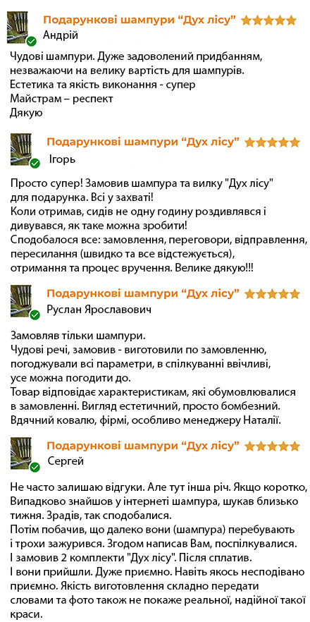 Подарункові шампури Дух лісу