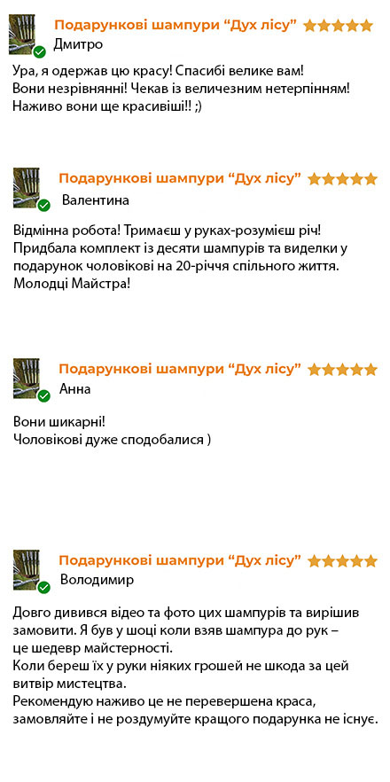 Подарункові шампури Дух лісу